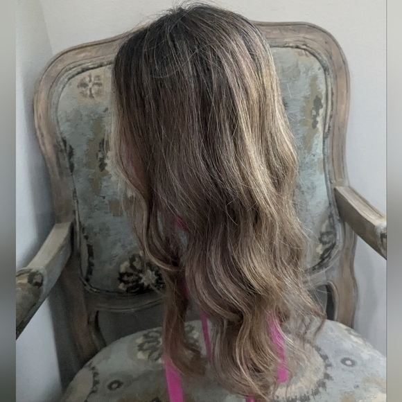 Only one left! BELLETRESS Hair topper lace front mono top -Mocha with Cream. - Picture 1 of 12